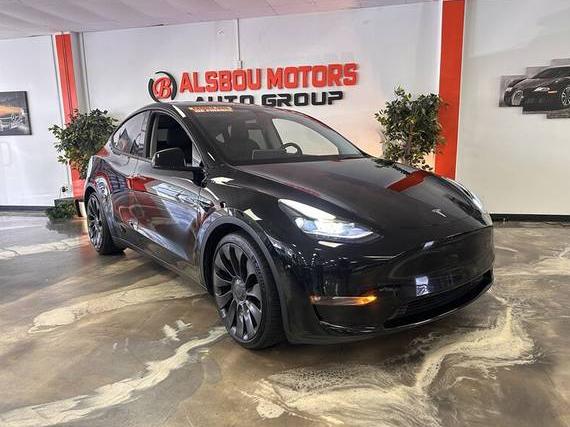TESLA MODEL Y 2021 5YJYGDEF6MF299262 image